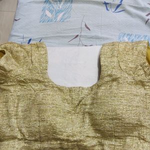 It's A Golden Colour Padded Blouse