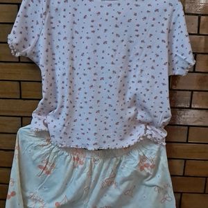 Combo Of Three Cotton  Imported Fabric Top N Short