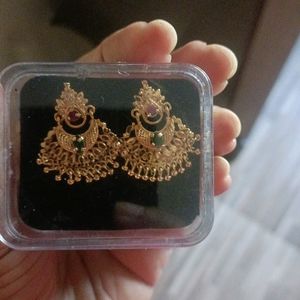 One Gram Gold Earrings