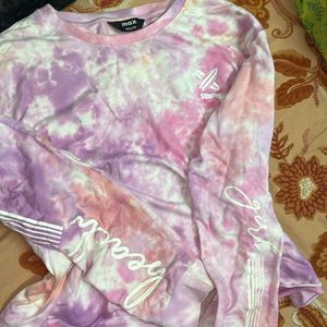 COMBO❗️Pack Of 3 Tie-dye Sweatshirt&fitted Top