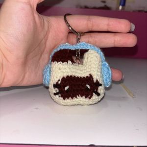 Cute Crochet Kitty With Headphones