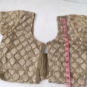 Golden Net Designer Blouse