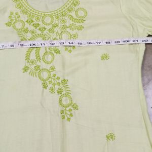 New Kurti With Thread Work