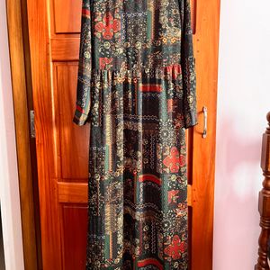 Max Printed Long Dress