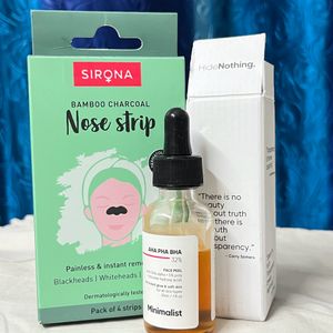 Minimalist AHA BHA Peel+ Nose Strips