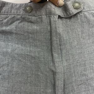 Grey Formal Casual Trouser