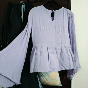 Batsleeve Lavender Top