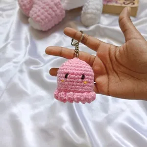 Crochet Octopus Keychain 🦑