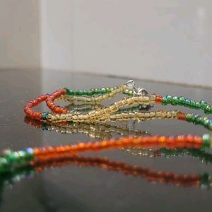 Handmade 3 colored Long Necklaces