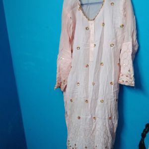 Party Wear Kurta Set With Dubatta