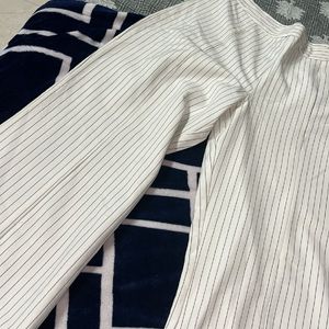 Black And White Striped Trousers