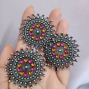 COMBO EARRINGS AND RING