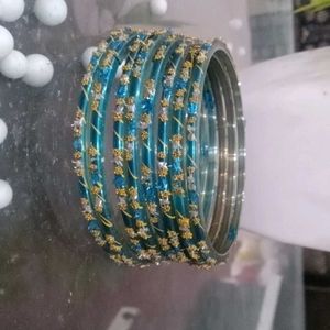 Beautiful Blue Bangles