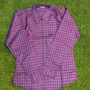 Purple Check Shirt 💜