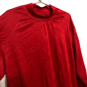 Badger Red Long Sleeve T Shirt