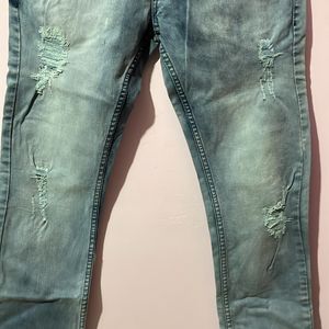 Party Wear Rugged Jeans