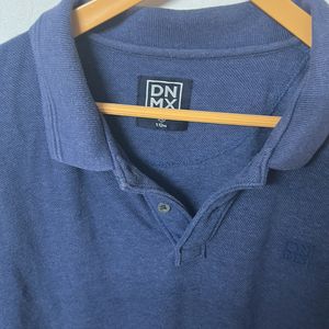 XL Blue Polo Collar Tshirt