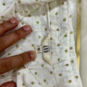 Cotton Printed A-Line Kurta with Pant Set