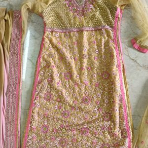 Kurta Set With Plazo And Dupatta