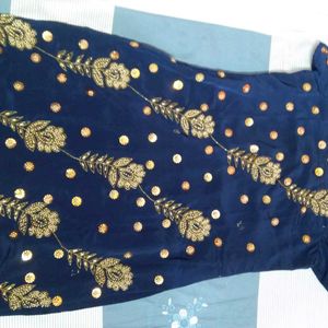 Navy Blue Salwar Suit