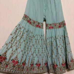 Muslim Wear Mint Green Sharara