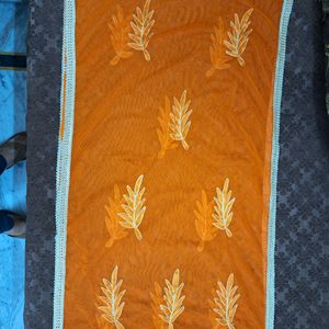 Orange Dupatta For Traditionals