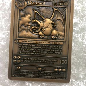 Pokemon Card Metal Charizard