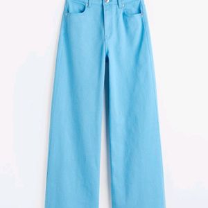 H&M Wide Twill Trousers/Jeans