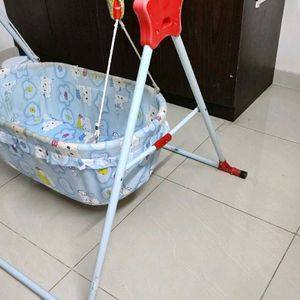 BIG DISCOUNT 👧👦Baby Blue Cute Cradle