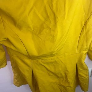 Shein Yellow Blazer