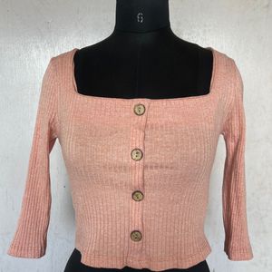 Crop Long Sleeve Top