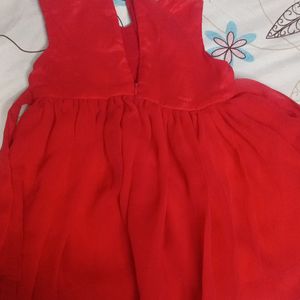 Light Party Wear Dress High-low Frock For Kids