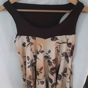 Shimmery Floral Top