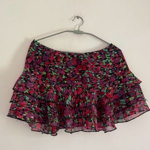 SHORT MULTICOLOUR SKIRT