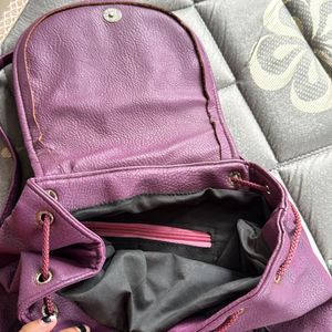 Purple College Bag