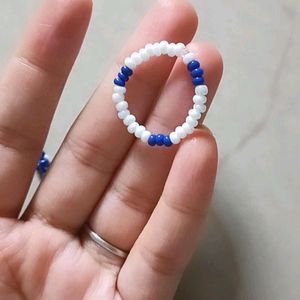 Cute Kpop Beada Bracelet & Ring