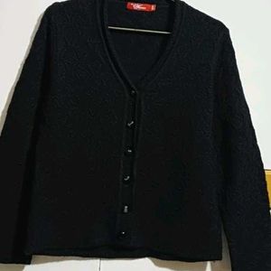 Jet Black Cardigan