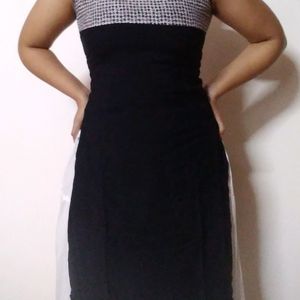 Sleeveless Black Kurti/kurta