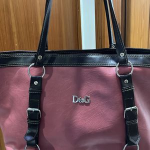 Pink Spacious Big handbag For Women