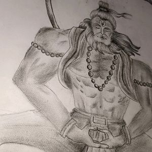 Bajarangbali Hanuman Sketch