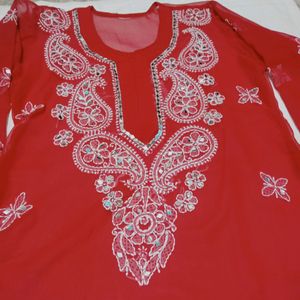 Mirror Work Kurti