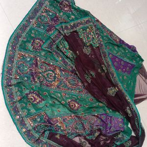 Georgeus Lahanga Saree