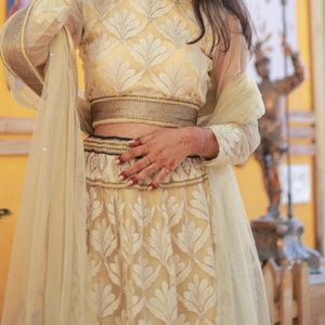 Heavy Golden Lehenga