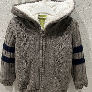 New Kids Jacket With Fur Lining