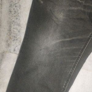 Men's Black Jean And Red Nikar