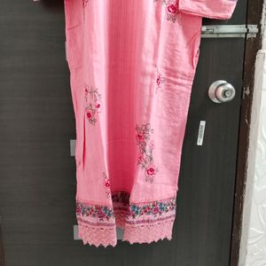 New Unused Pure Cotton Pakistani Embroidery Suit