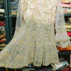 Heavy Embroidery Work Lehnga