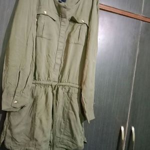 Olive Short Jumpsuit