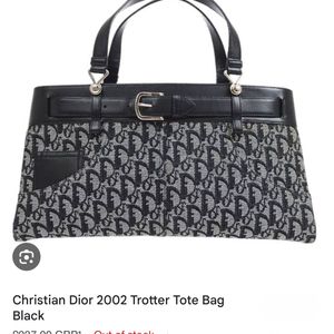 Christian Dior Trotter Large Tote Bag