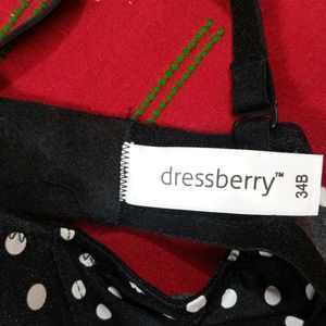 Dressberry Lightly Padded Bra- Non Wired